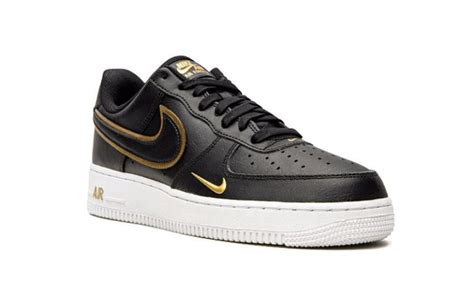 nike air force zwart goud